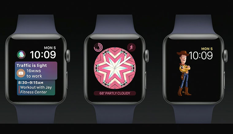 蘋果發表WatchOS 4.0：加入卡片介面與玩具總動員等新錶面